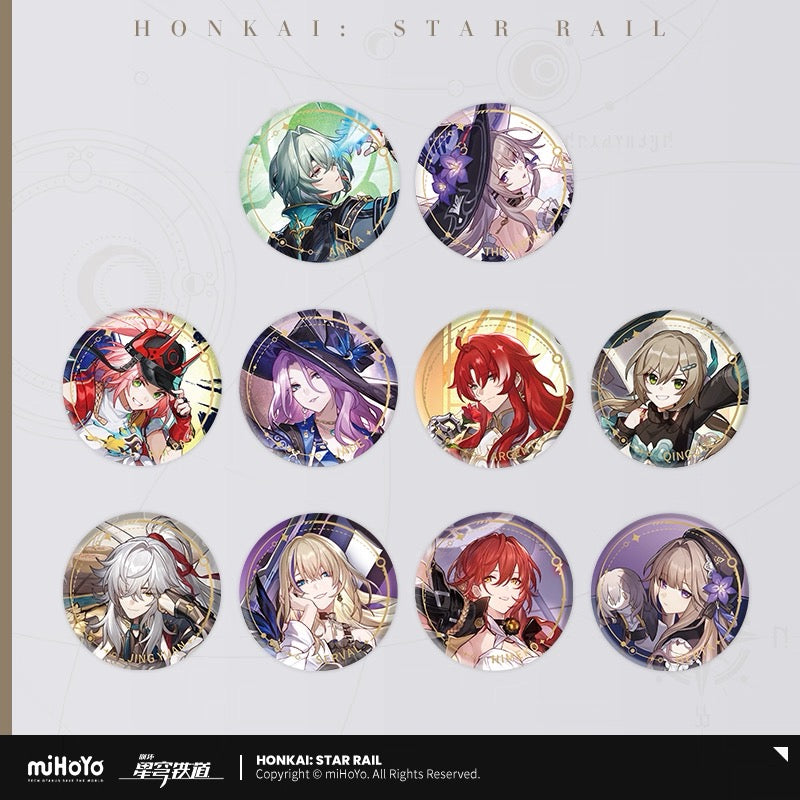 [PO] HSR Official Merch ✦ Splash Art Series | Round Tin Badge