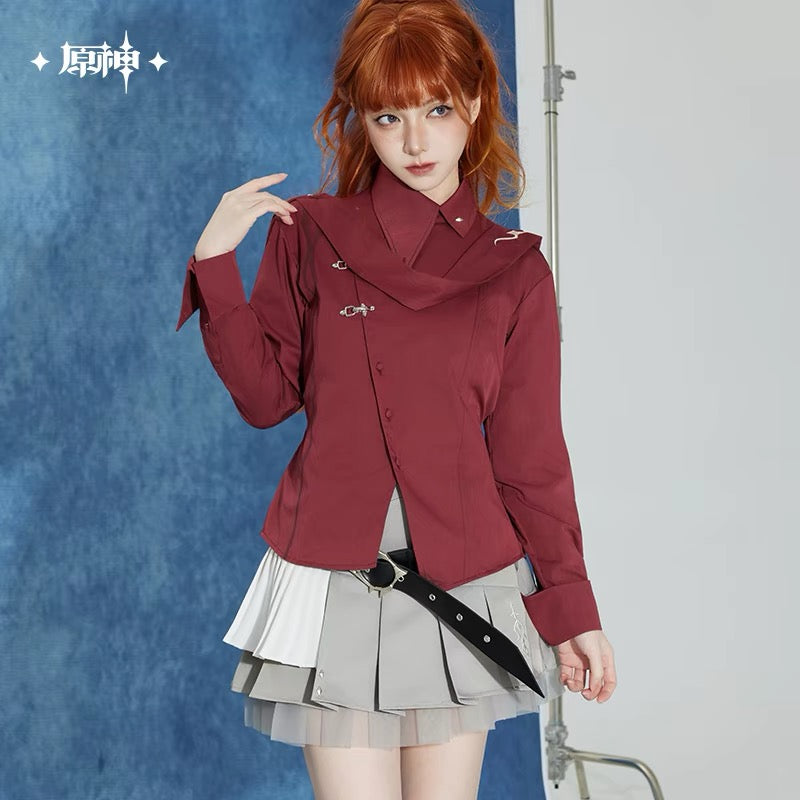 [PO] GI Official Merch ✦ Tartaglia Themed Impression Series | Long-Sleeve Shirt With Ribbons [ENDS ON 03/12]
