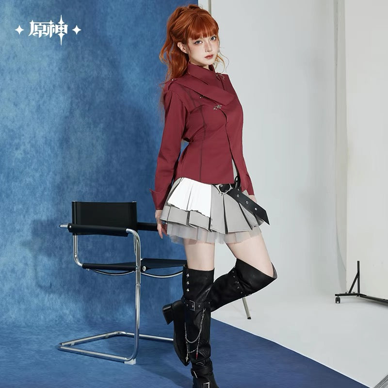 [PO] GI Official Merch ✦ Tartaglia Themed Impression Series | Long-Sleeve Shirt With Ribbons [ENDS ON 03/12]