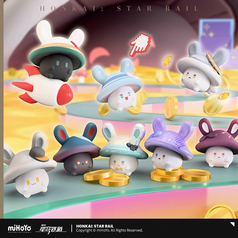 [PO] HSR Official Merch ✦ Mushroom Bunny Series | Mini Mushroom Bunny Figurines Blind Bags