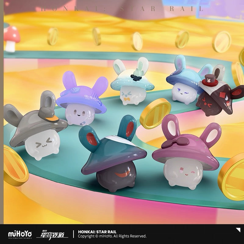 [PO] HSR Official Merch ✦ Mushroom Bunny Series | Mini Mushroom Bunny Figurines Blind Bags