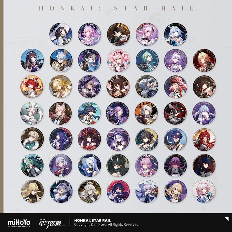 [PO] HSR Official Merch All-Stars Invite Series | Tinplate Badge ...