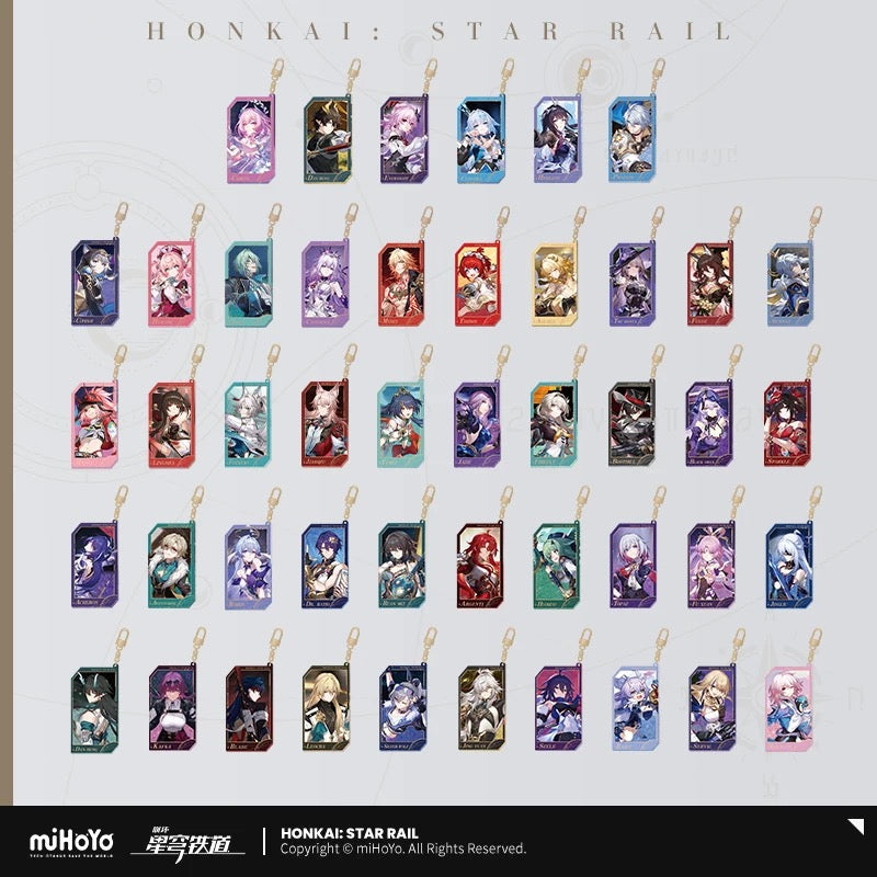 [PO] HSR Official Merch ✦ All-Stars Invite Series | Acrylic Quicksand Keychain