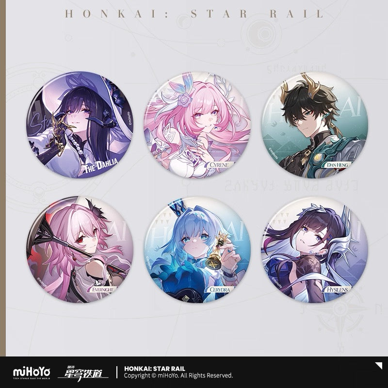 [PO] HSR Official Merch ✦ Interstellar Journey Series | Round Tin Badge