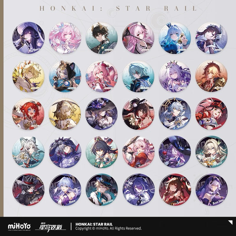 [PO] HSR Official Merch ✦ Interstellar Journey Series | Round Tin Badge
