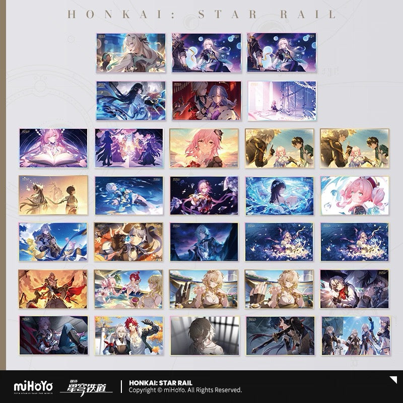 [PO] HSR Official Merch ✦ Memories Of Travelling With You Series | PET Shikishi