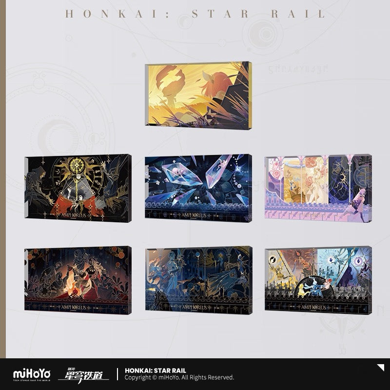 [PO] HSR Official Merch ✦ Re-Creation Scroll Series | Acrylic Block