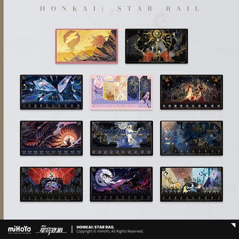 [PO] HSR Official Merch ✦ Re-Creation Scroll Series | Transparent Card