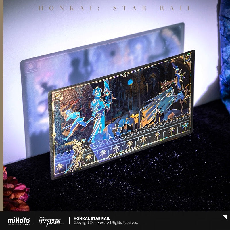[PO] HSR Official Merch ✦ Re-Creation Scroll Series | Transparent Card
