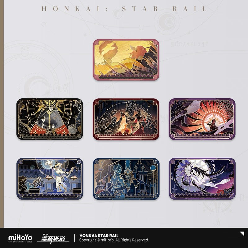 [PO] HSR Official Merch ✦ Re-Creation Scroll Series | Tinplate Badge