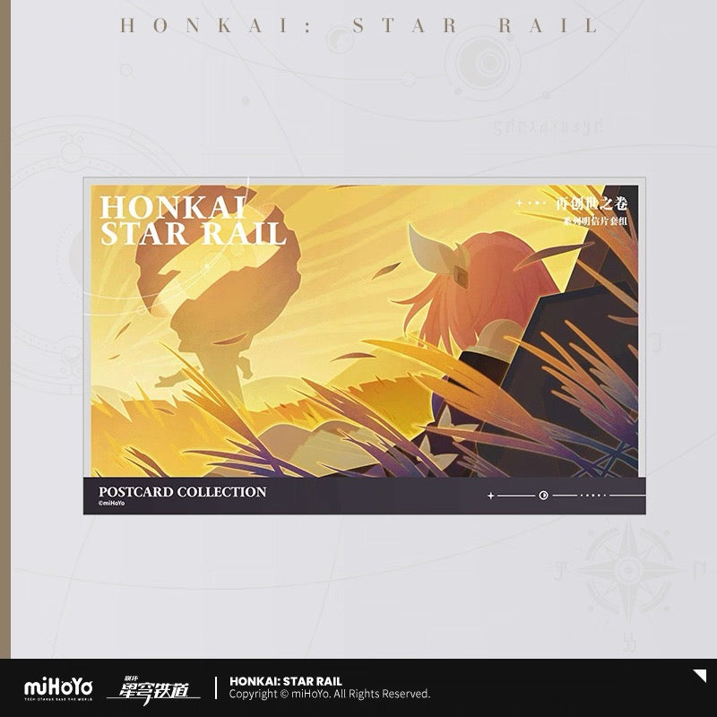 [PO] HSR Official Merch ✦ Re-Creation Scroll Series | Postcard Set