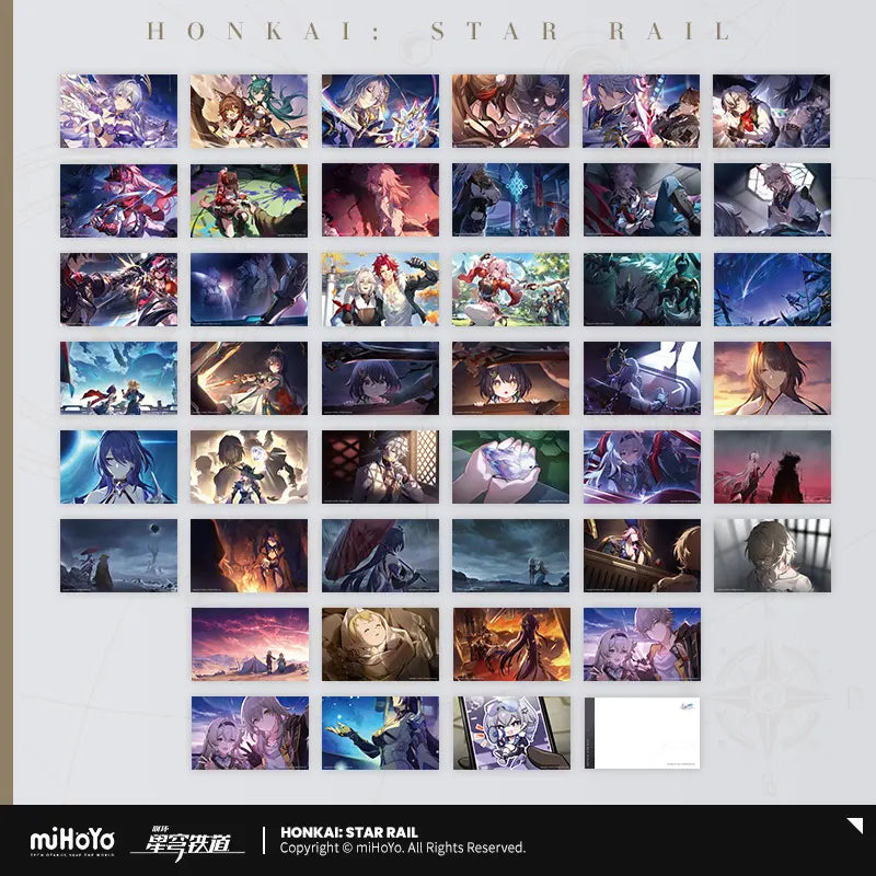 [PO] HSR Official Merch ✦ Memories Of Travelling With You Series | Postcard Set