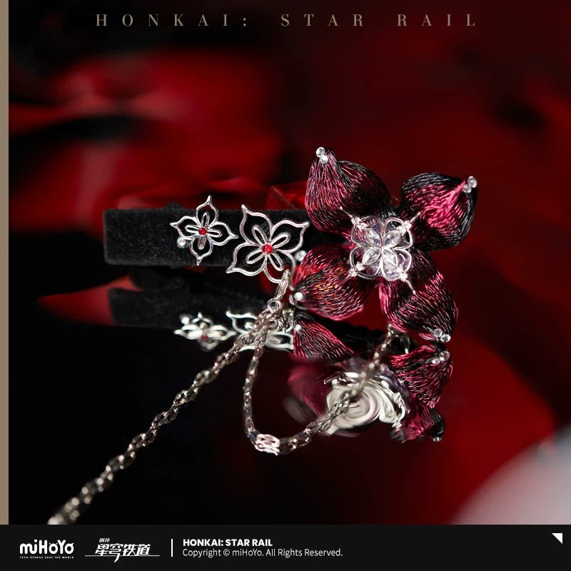[PO] HSR Official Merch ✦ Evernight Themed Impression Series | Hair Clip Brooch