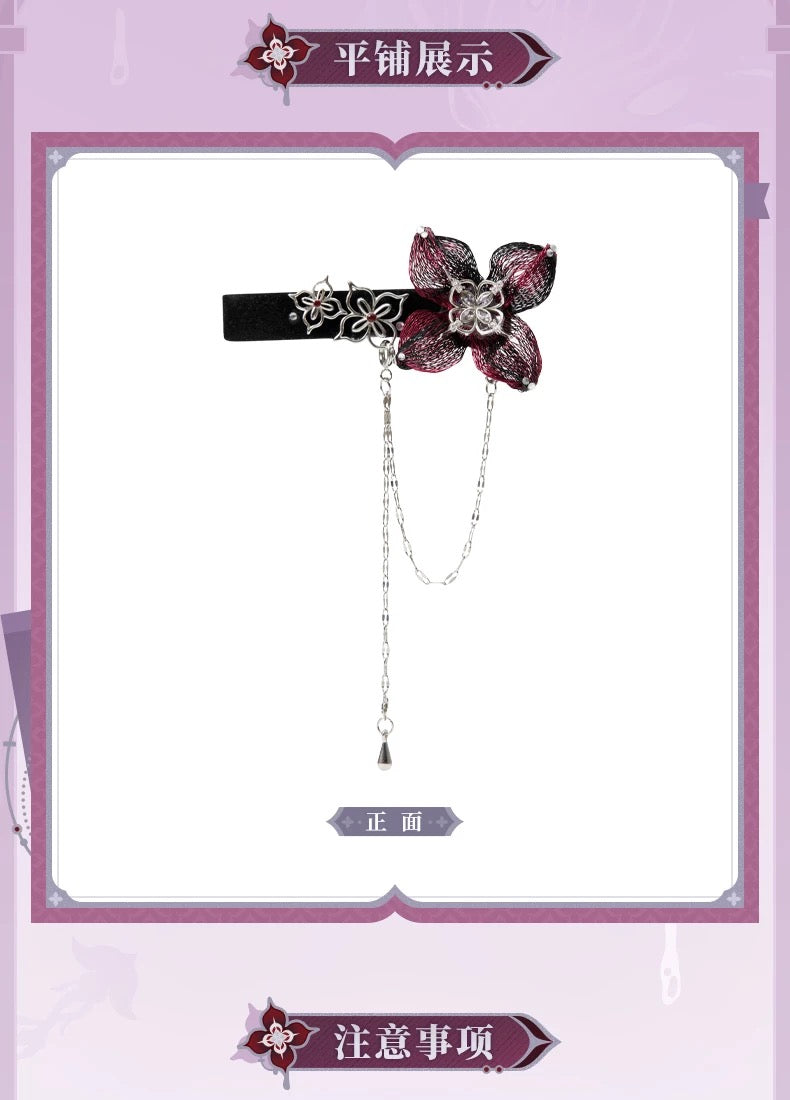 [PO] HSR Official Merch ✦ Evernight Themed Impression Series | Hair Clip Brooch