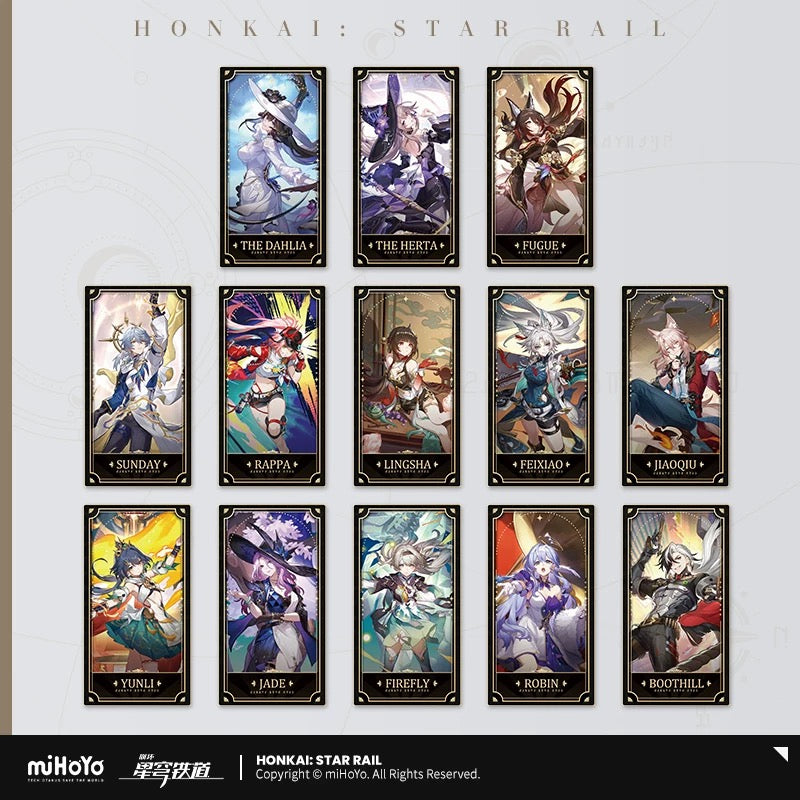 [PO] HSR Official Merch ✦ 2nd Anniversary Commemorative Collectible Card Blind Box