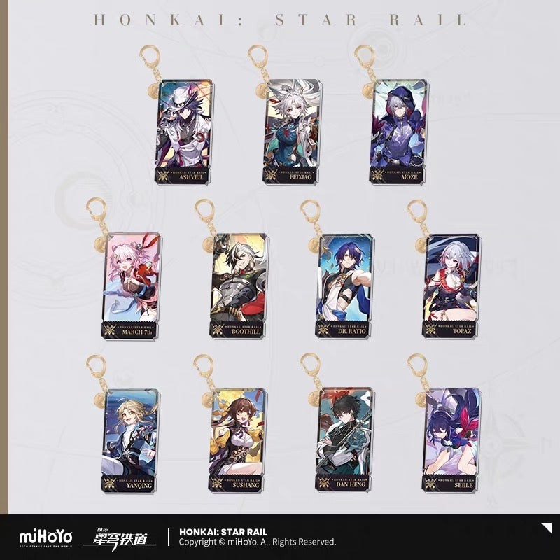 [PO] HSR Official Merch ✦ Splash Art Series | Acrylic Keychain