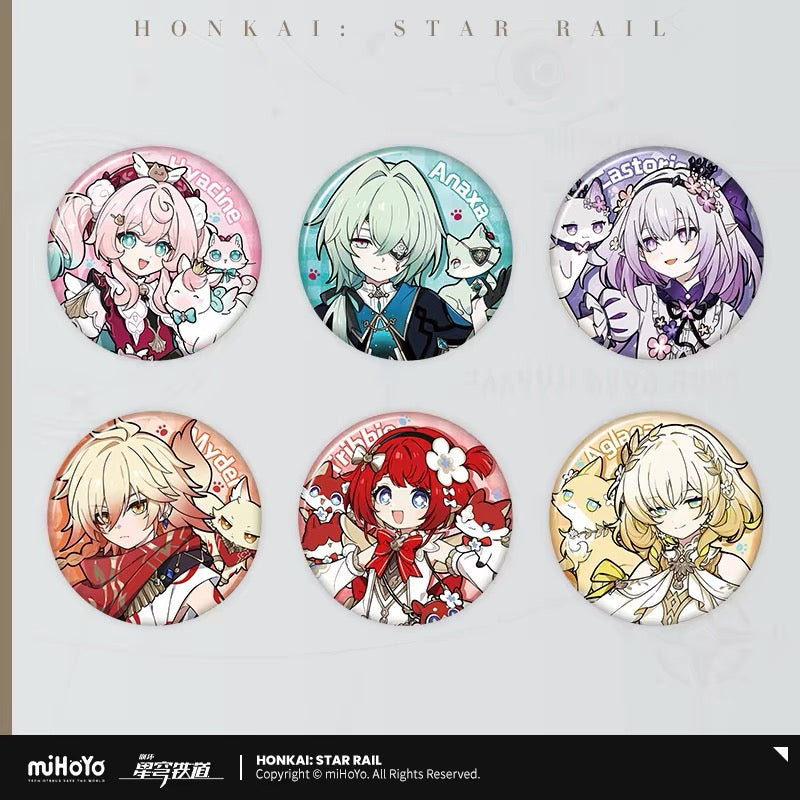 [PO] HSR Official Merch ✦  Tiny Cat Series | Tinplate Badge