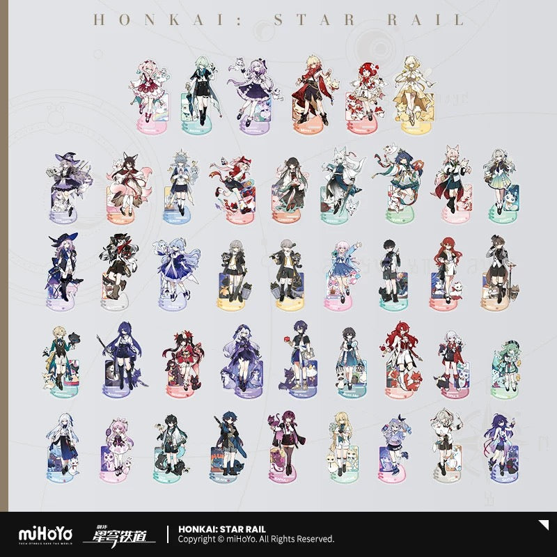 [PO] HSR Official Merch ✦  Tiny Cat Series | Acrylic Stand