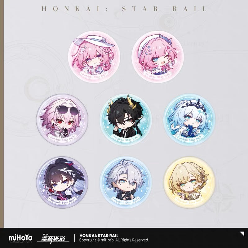 [PO] HSR Official Merch ✦ Nameless Honor Series | Tinplate Badge