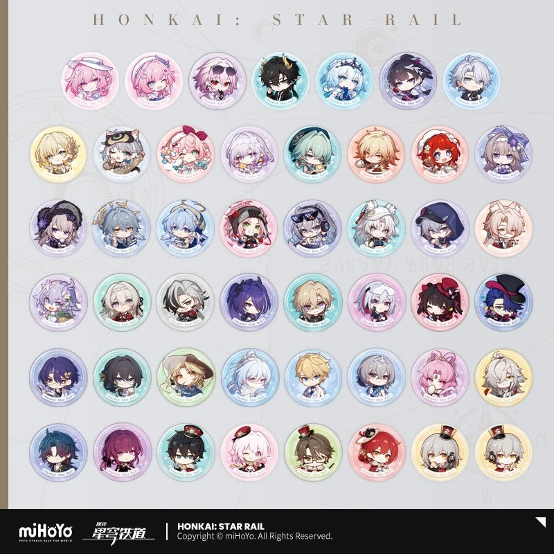 [PO] HSR Official Merch ✦ Nameless Honor Series | Tinplate Badge