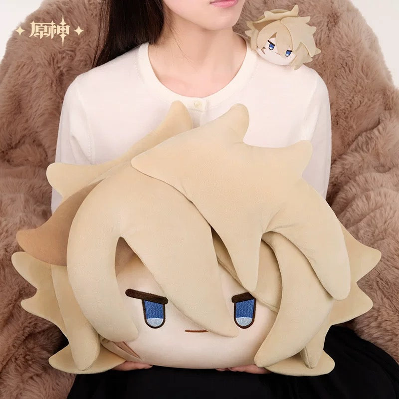 [PO] GI Official Merch ✦ Varka Knight of Favonius • Big Head Magnetic Plushie & Plush Pillow