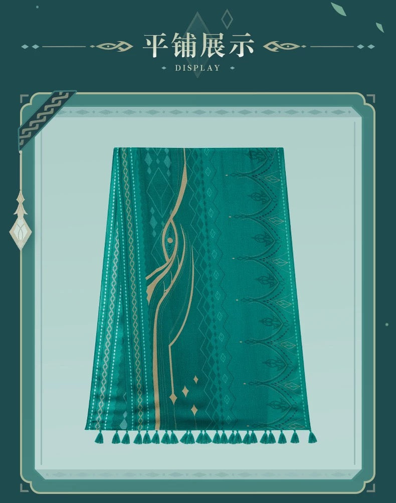 [PO] GI Official Merch ✦ Alhaitham Themed Impression Series | Spring/Summer Scarf