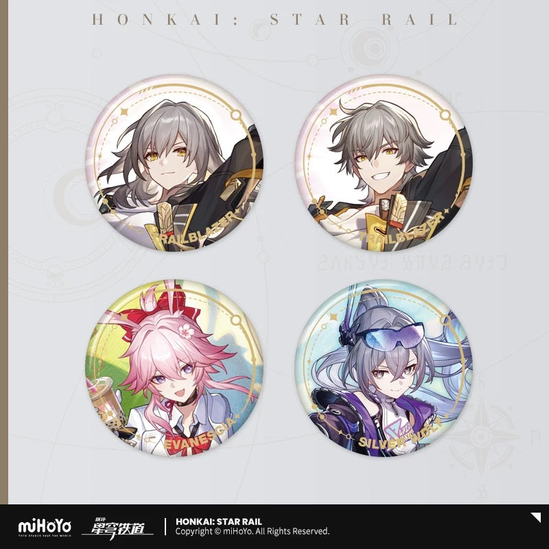 [PO] HSR Official Merch ✦ Splash Art Series | Round Tin Badge