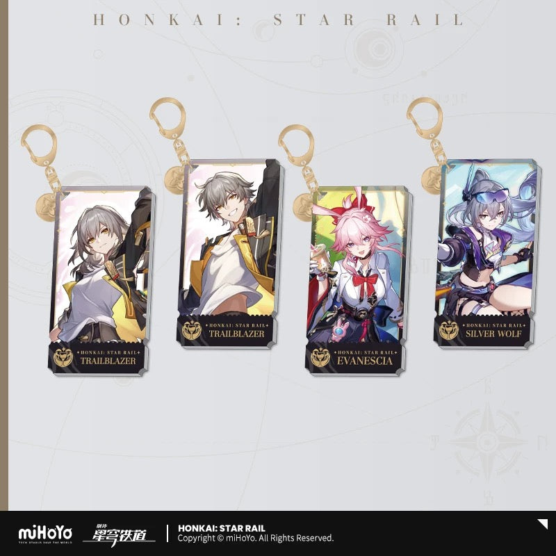 [PO] HSR Official Merch ✦ Splash Art Series | Acrylic Keychain