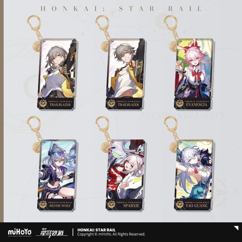 [PO] HSR Official Merch ✦ Splash Art Series | Acrylic Keychain