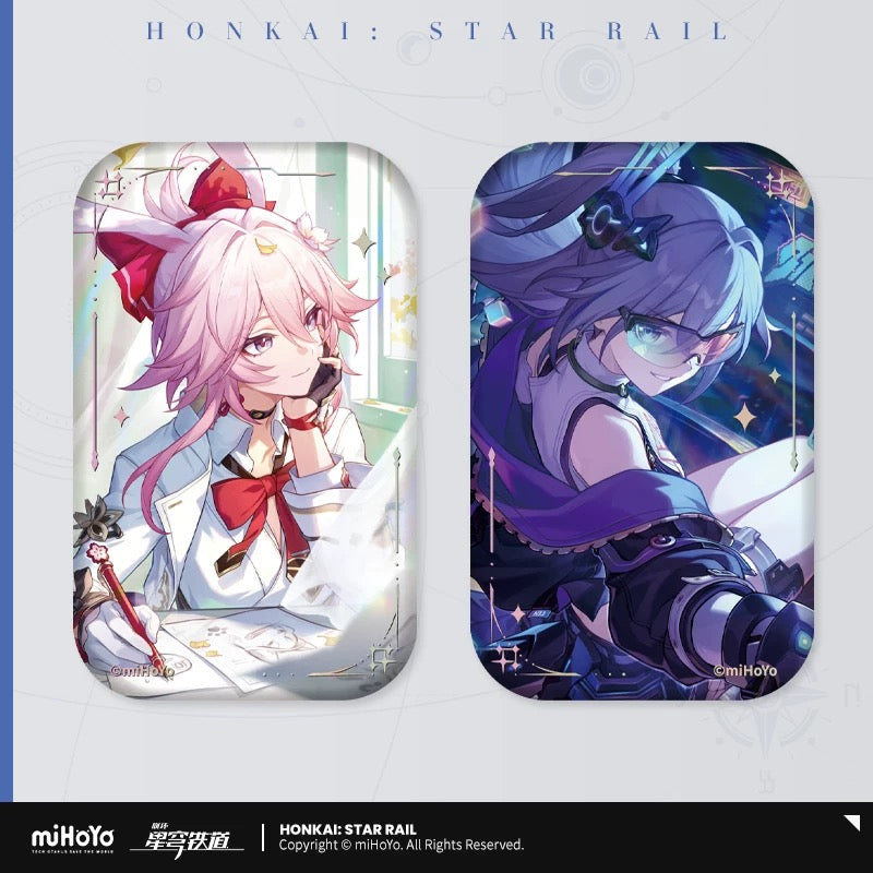 [PO] HSR Official Merch ✦ Light Cone Series | Rectangular Tinplate Badge