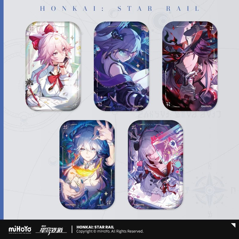 [PO] HSR Official Merch ✦ Light Cone Series | Rectangular Tinplate Badge
