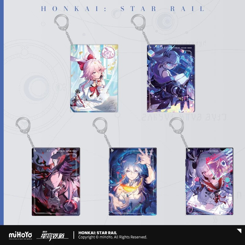 [PO] HSR Official Merch ✦  Light Cone Series | Acrylic Keychain