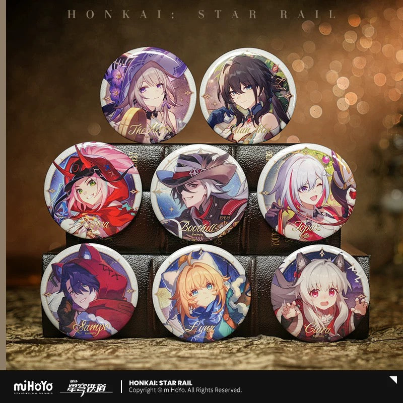 [PO] HSR Official Merch ✦ Starry Sky Celebration Series | Round Tin Badge