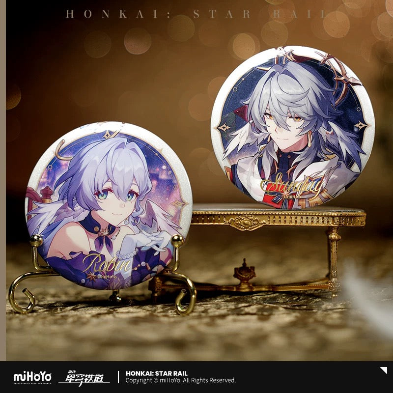 [PO] HSR Official Merch ✦ Starry Sky Celebration Series | Round Tin Badge