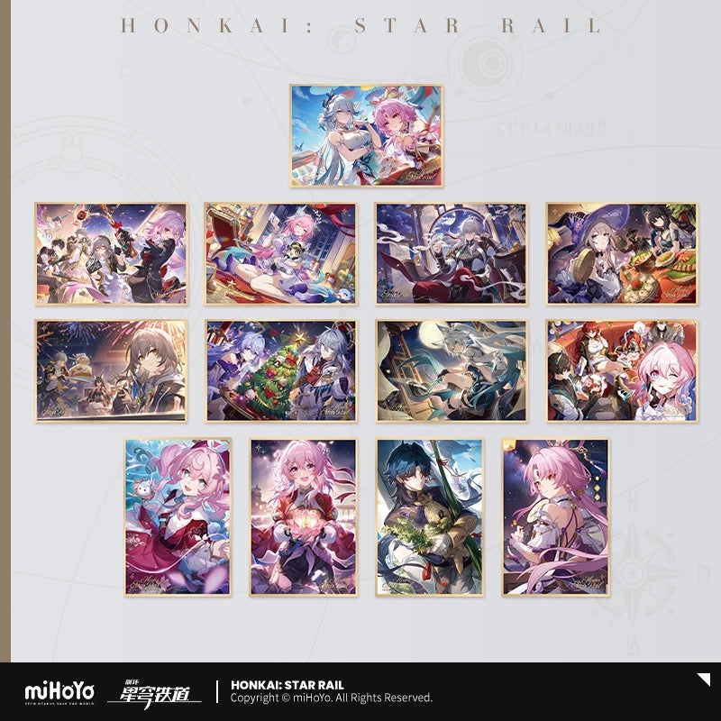 [PO] HSR Official Merch ✦ Starry Sky Celebration Series | PET Shikishi