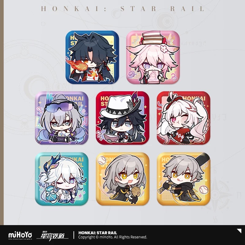 [PO] HSR Official Merch ✦ Pom-Pom Gallery Series | Square Badge