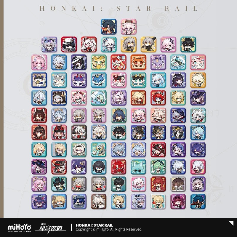 [PO] HSR Official Merch ✦ Pom-Pom Gallery Series | Square Badge
