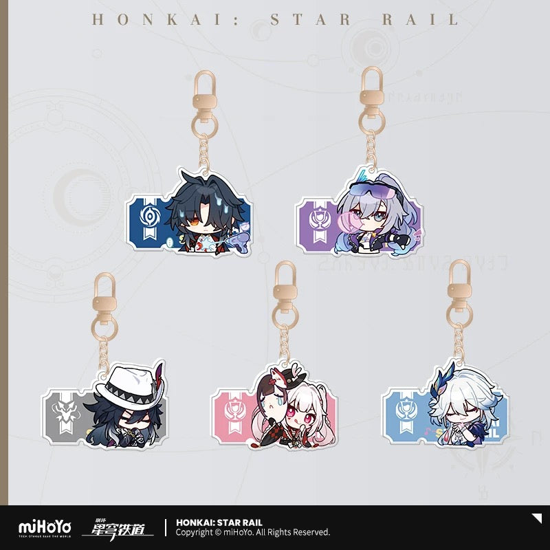 [PO] HSR Official Merch ✦ Pom-Pom Gallery Series | Acrylic Keychain