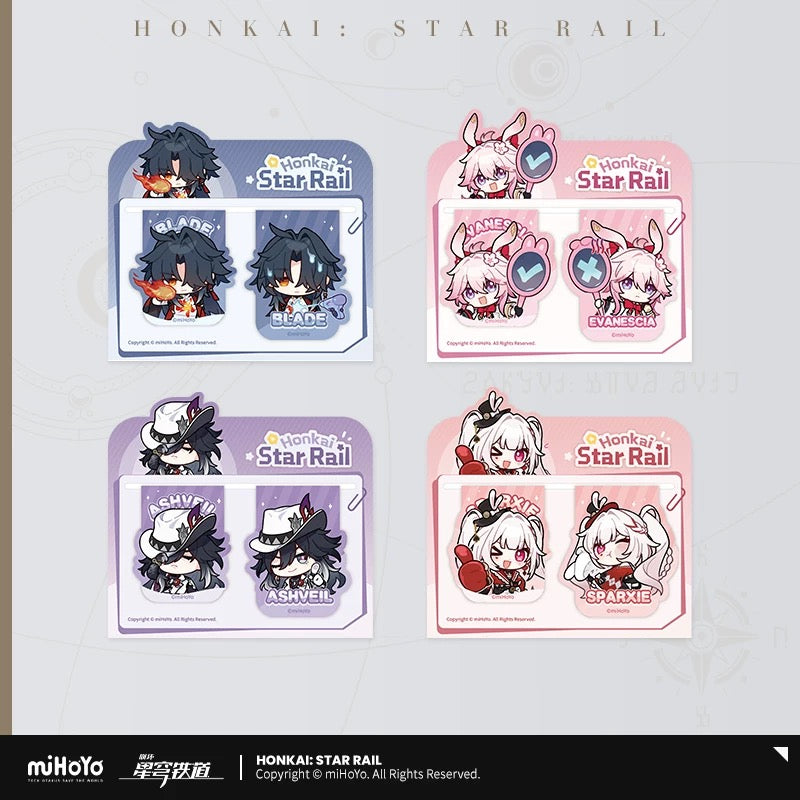 [PO] HSR Official Merch ✦ Pom-Pom Gallery Series | Soft Magnetic Bookmark Set