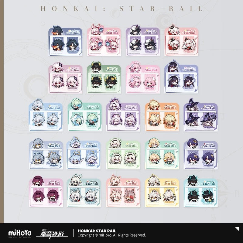 [PO] HSR Official Merch ✦ Pom-Pom Gallery Series | Soft Magnetic Bookmark Set