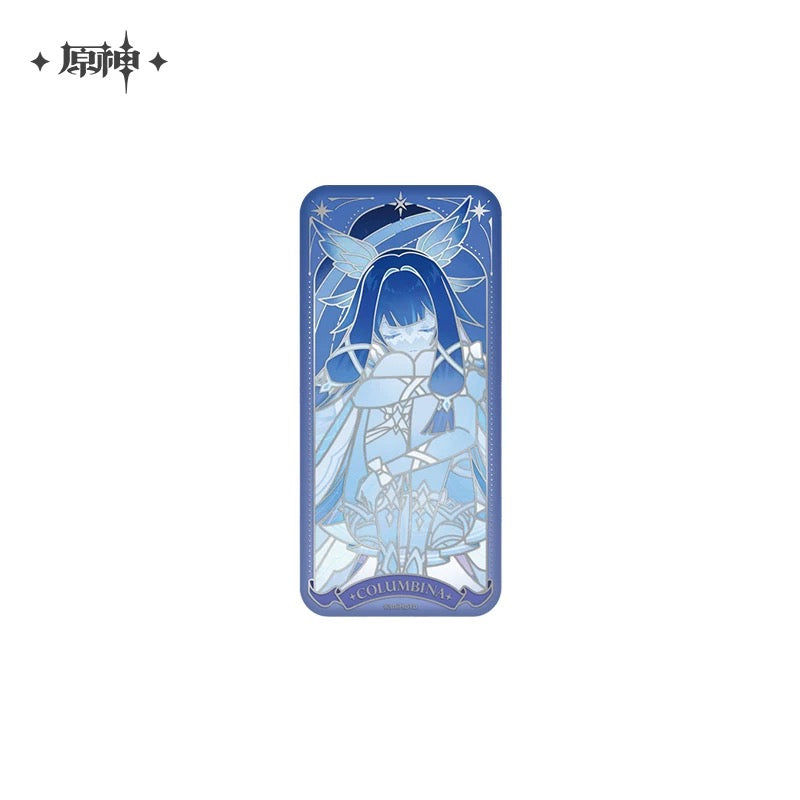 [PO] GI Official Merch ✦ Chronicles of the Accompanying Moon Series | Badge and Commemorative Card Set