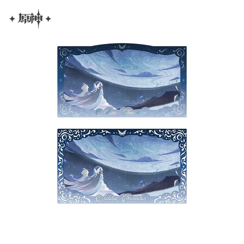 [PO] GI Official Merch ✦ Chronicles of the Accompanying Moon Series | Badge and Commemorative Card Set