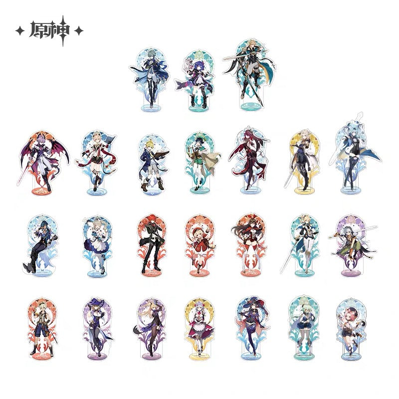 [PO] GI Official Merch ✦ Mondstadt Theme Series | Character Splash Art Acrylic Stand