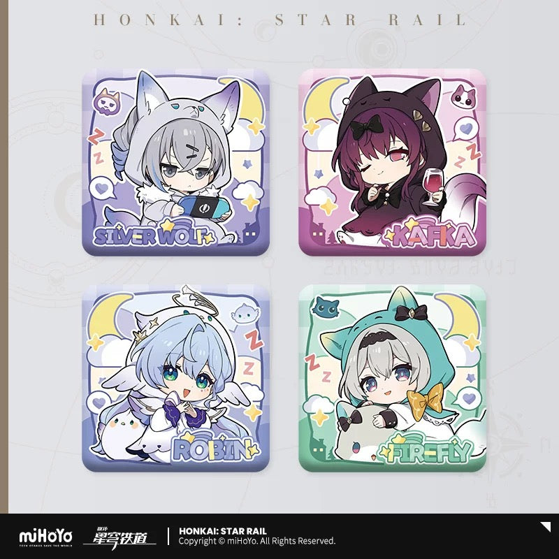 [PO] HSR Official Merch ✦ Girls' Dormitory Series | Chibi Square Badge