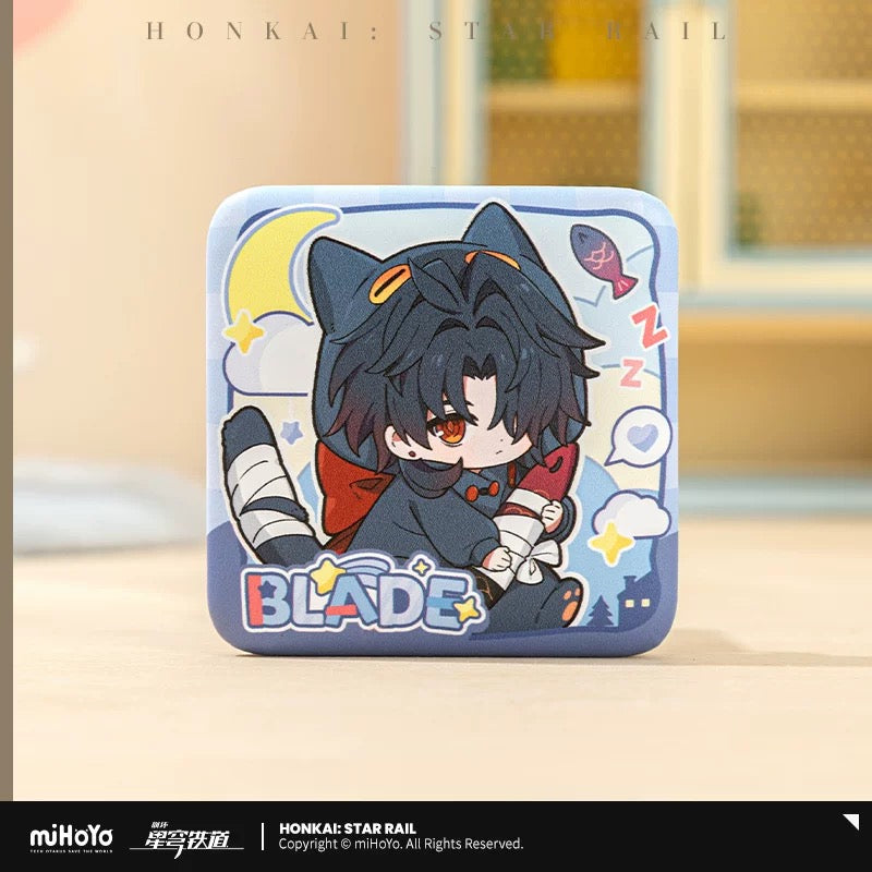 [PO] HSR Official Merch ✦ Boys' Dormitory Series | Chibi Square Badge