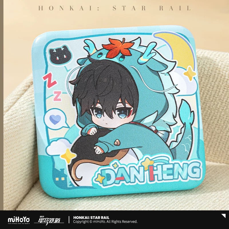 [PO] HSR Official Merch ✦ Boys' Dormitory Series | Chibi Square Badge
