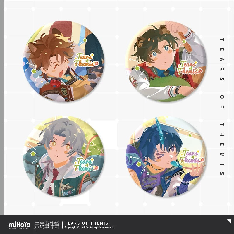 [PO] TOT Official Merch ✦ Fur-Ever Schoolmate Series | Heart-Fluttering Tinplate Badge [ENDS ON 06/03]
