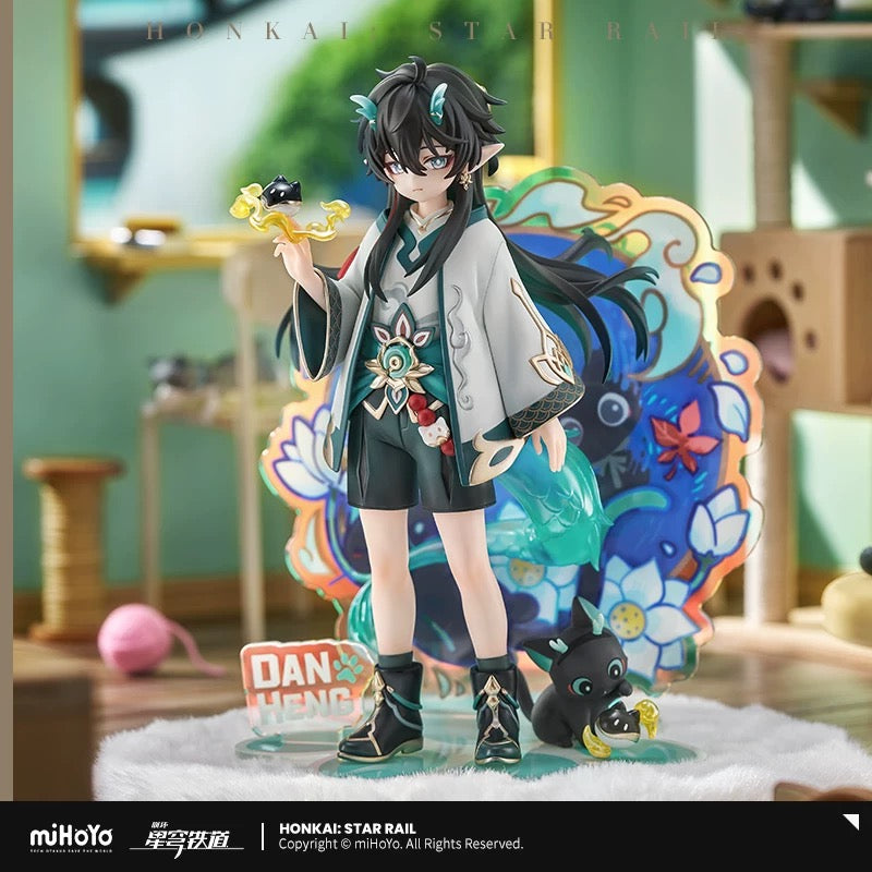 [PO] HSR Official Merch ✦ Tiny Cat Series | Dan Heng • Imbibitor Lunae Figure