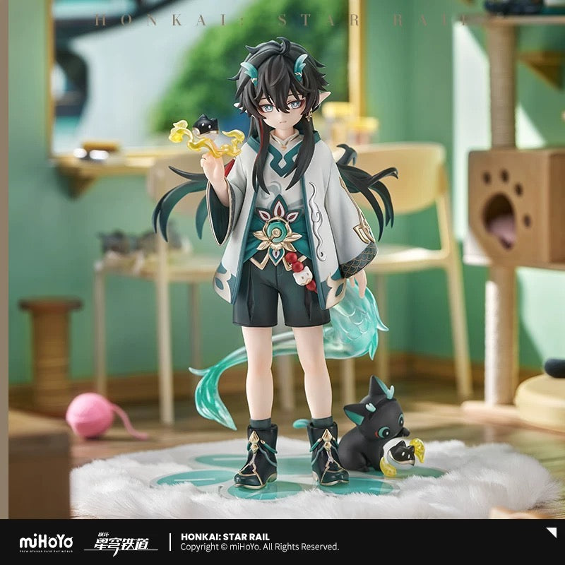 [PO] HSR Official Merch ✦ Tiny Cat Series | Dan Heng • Imbibitor Lunae Figure
