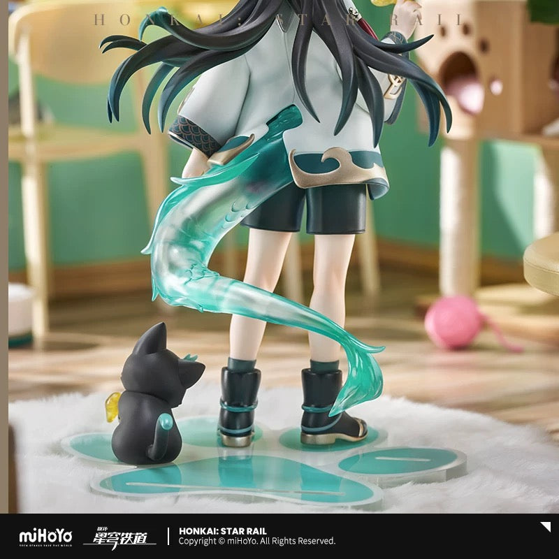 [PO] HSR Official Merch ✦ Tiny Cat Series | Dan Heng • Imbibitor Lunae Figure